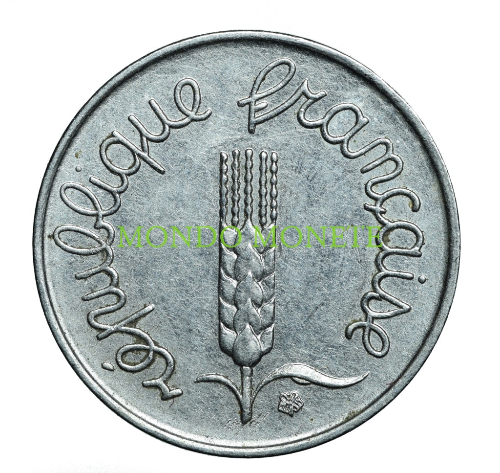 France 1 Centime 1963 Rebord Monete Da Collezione