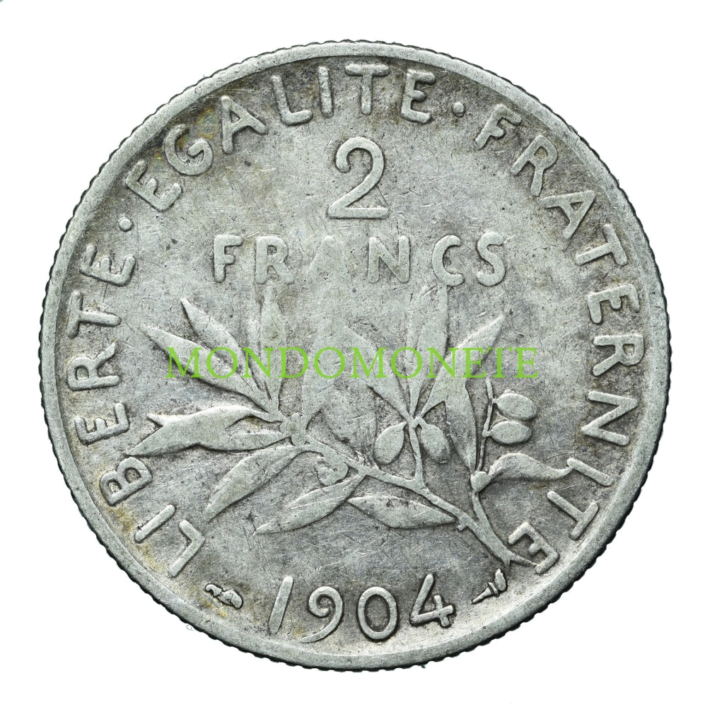 France 2 Francs 1904 Monete Da Collezione