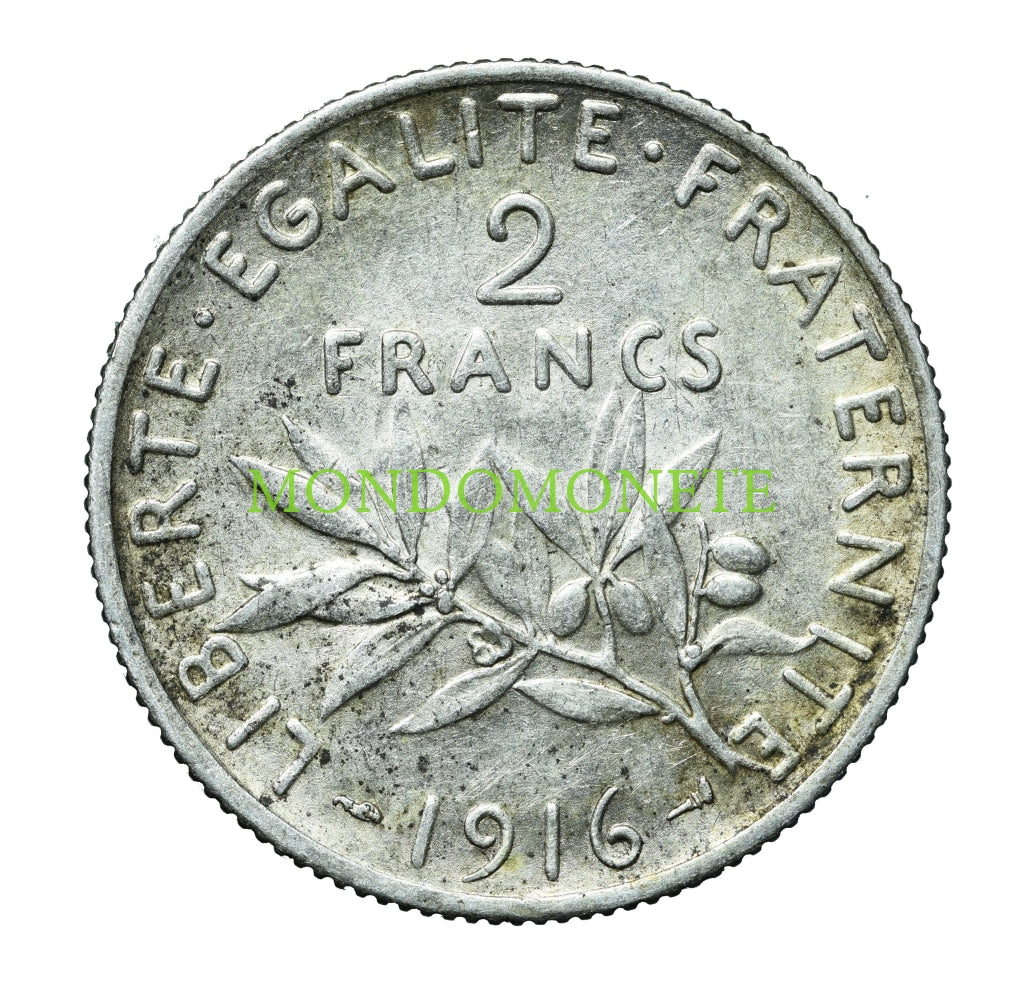 France 2 Francs 1916 Monete Da Collezione