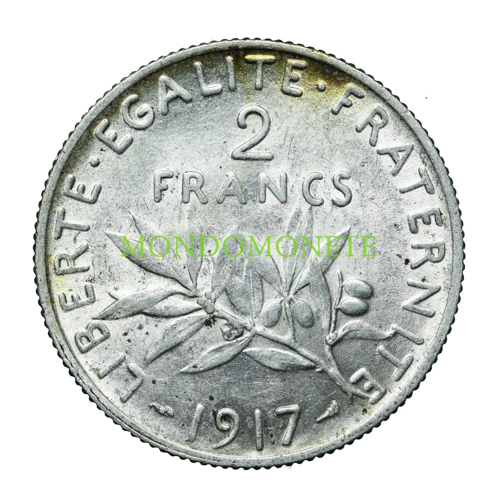 France 2 Francs 1917 Monete Da Collezione