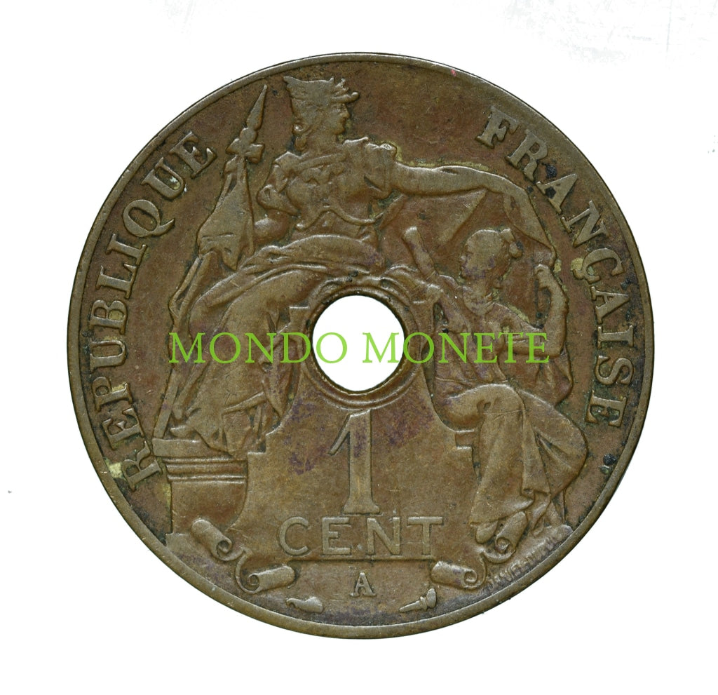 Indo - China 1 Centime 1922 Monete Da Collezione