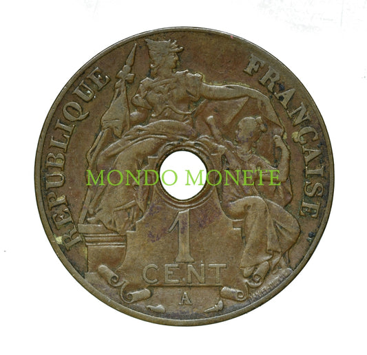 Indo - China 1 Centime 1922 Monete Da Collezione