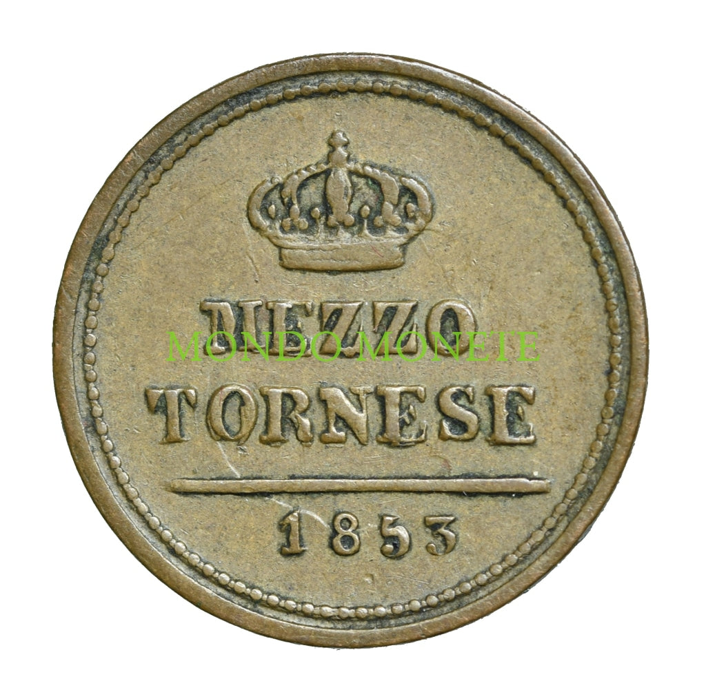 Mezzo Tornese 1853 Monete Da Collezione