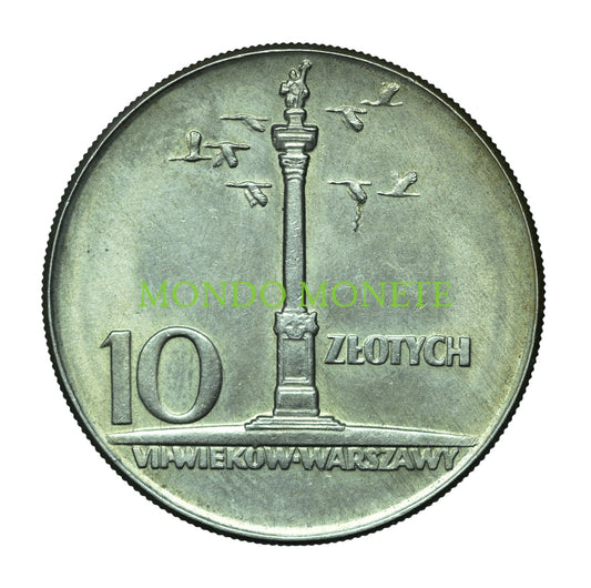 Polonia 10 Zlotych 1965 Monete Da Collezione