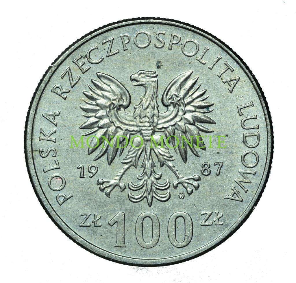 Polonia 100 Zlotych 1987 Monete Da Collezione