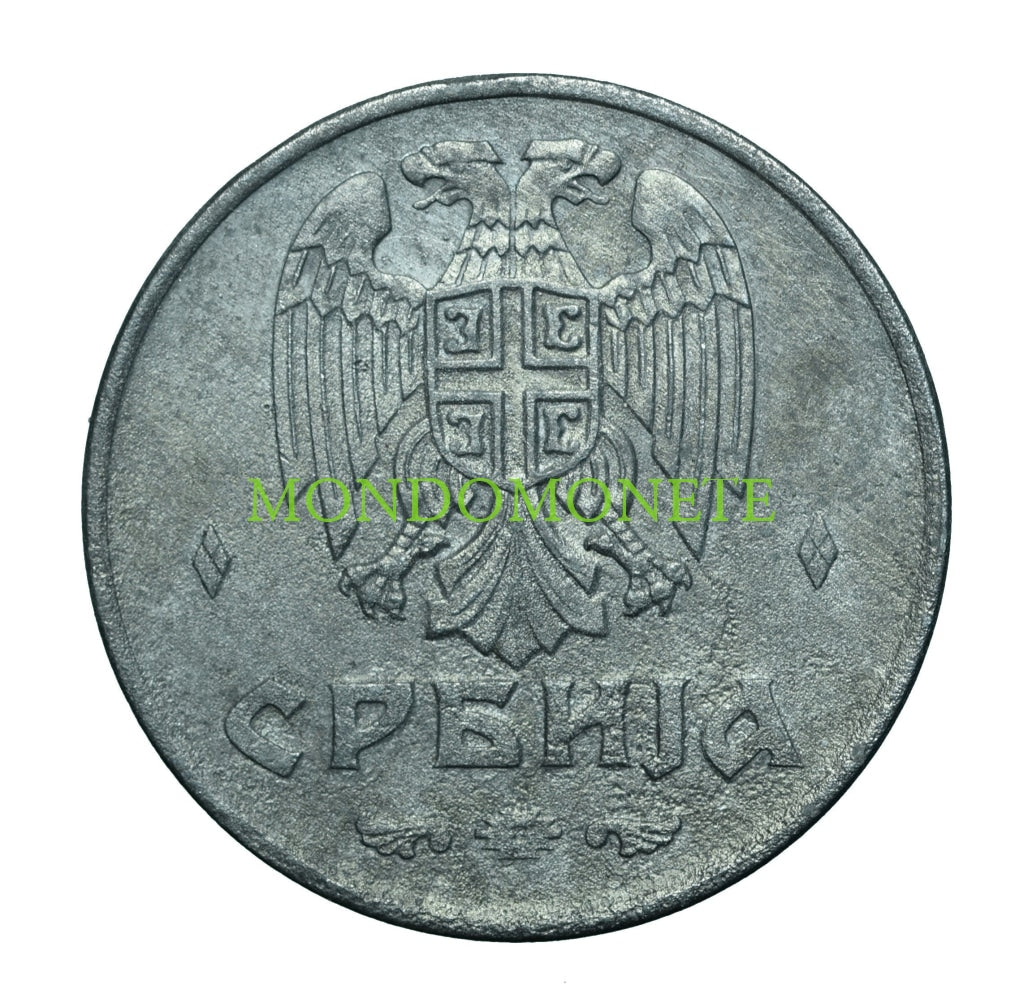 Serbia 2 Dinara 1942 Monete Da Collezione