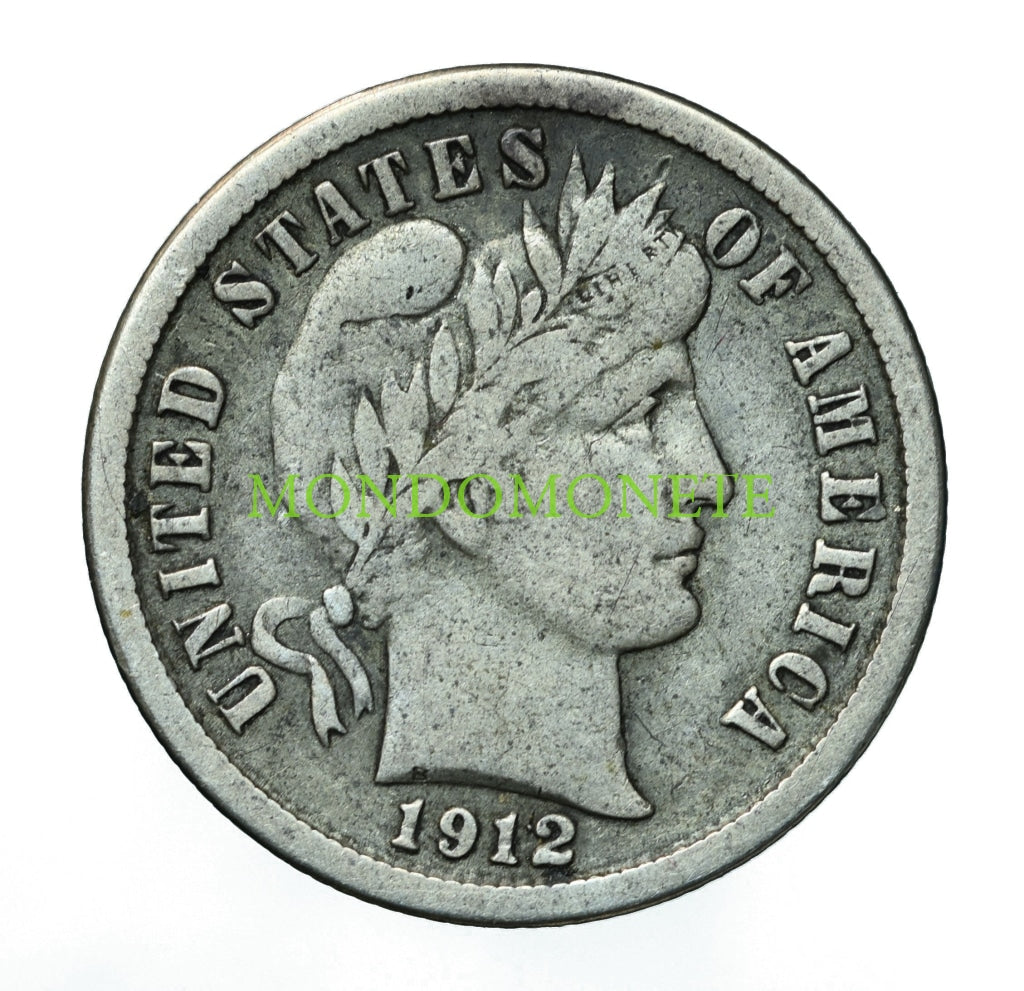 Usa. 1 One Dime 1912 Monete Da Collezione